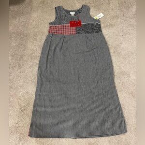 Napa Valley Sleeveless Mixed Pattern Midi Dress